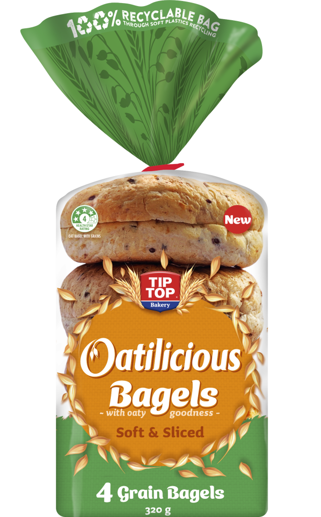 Oatilicious Grain Bagels - Tip Top Bakery